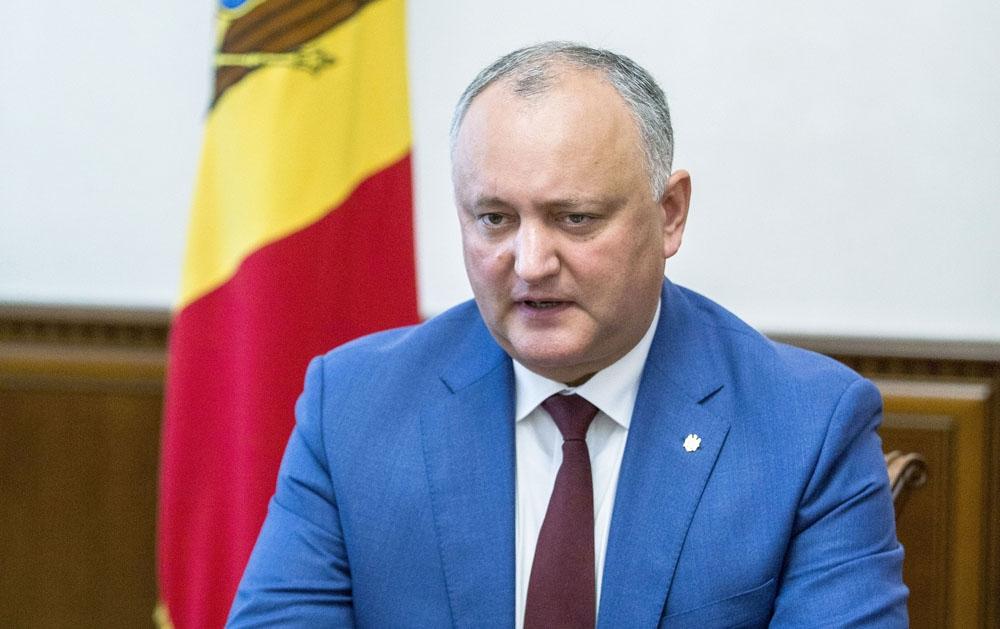 Moldova Cumhurbaşkanı Dodon görevden alındı 