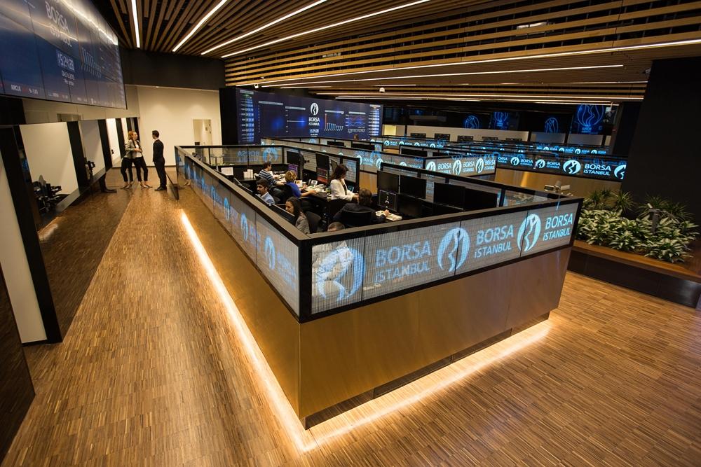 Borsa ilk yarıda 100 bini aştı 