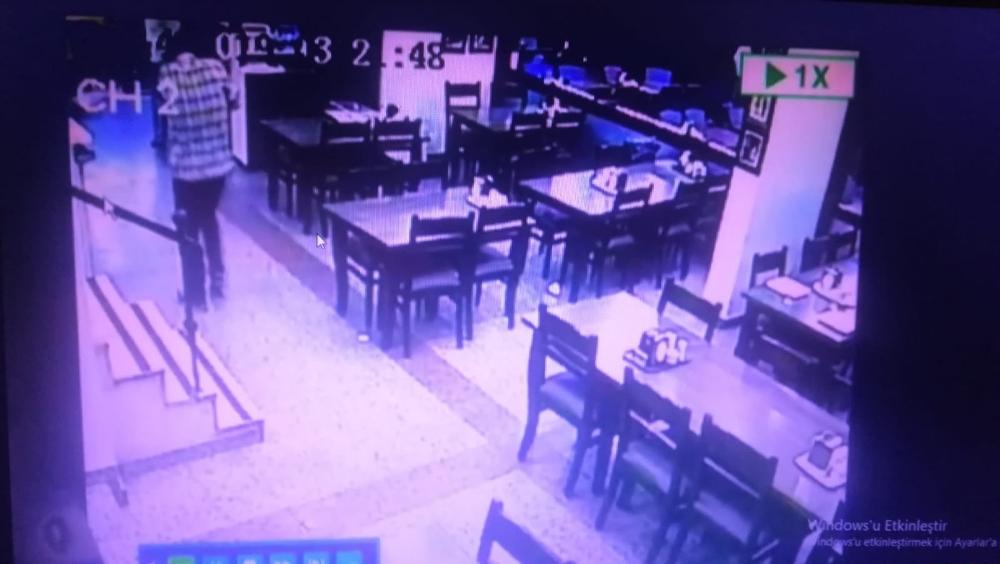  Oyunculara saldırıp, restorana zarar veren zanlıların görüntüleri ortaya çıktı