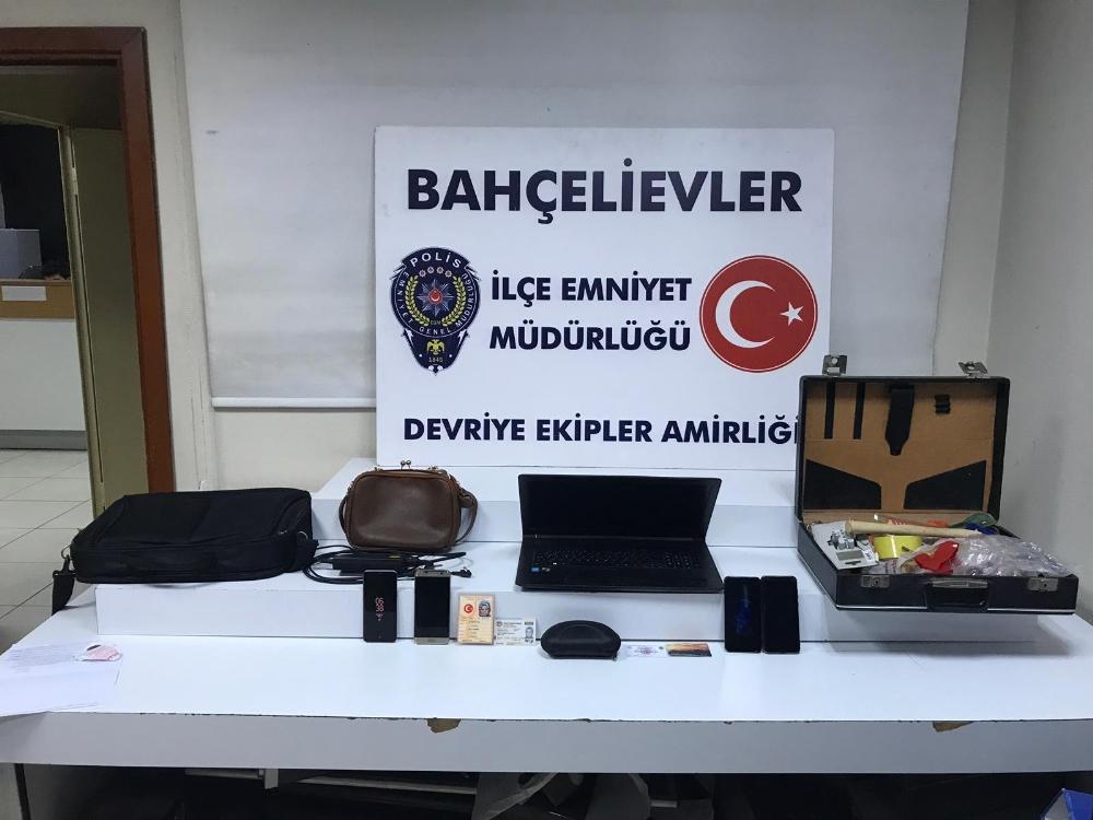 Polis ekiplerinden hırsızlara suçüstü