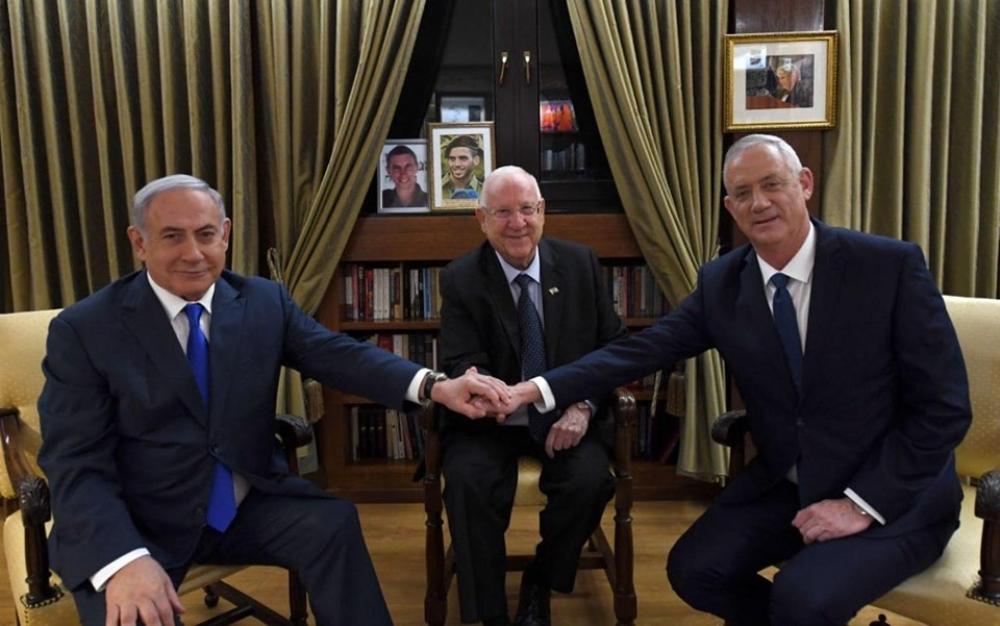 İsrail Cumhurbaşkanı Rivlin, Gantz ve Netanyahu ile görüştü