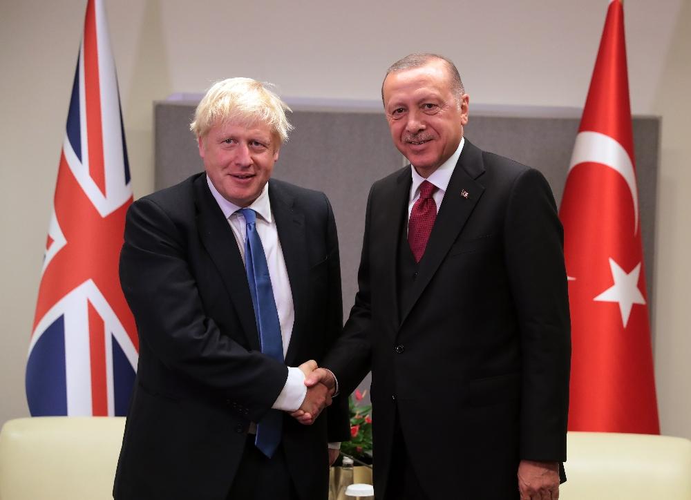 Cumhurbaşkanı Erdoğan, İngiltere Başbakanı Johnson