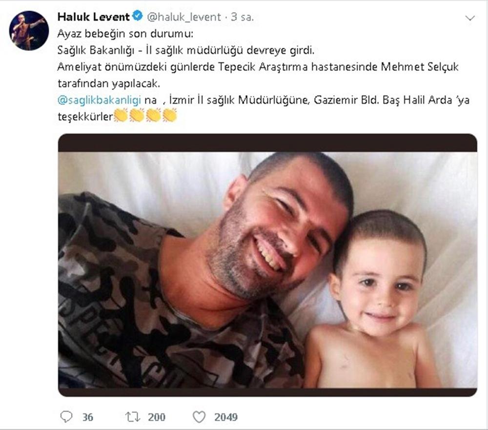 Güzel haberi Haluk Levent verdi: Ateş Ayaz ameliyat olacak