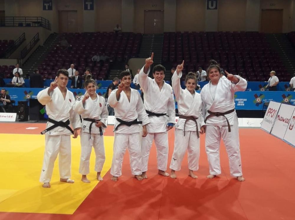 Judo Ümit Karma Milli Takımı Avrupa şampiyonu 