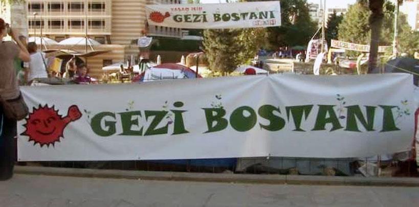 Eylemcilerden 'Gezi Bostanı'