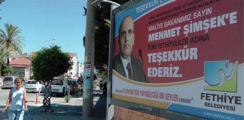 MHP'li Başkandan bilboardlı teşekkür