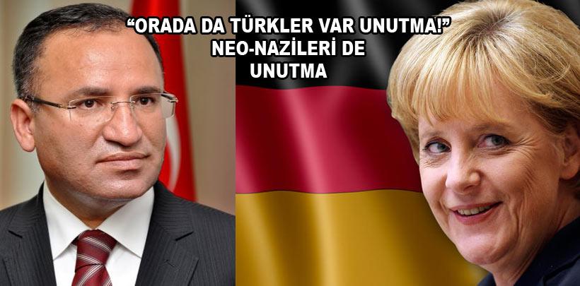 Bozdağ, Merkel'e sert çıktı