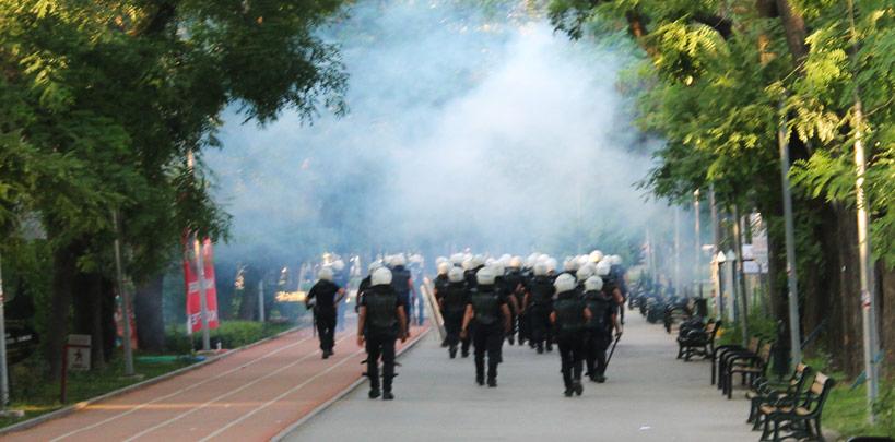 Ankara'da polis müdahalesi