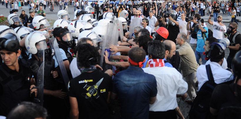 Taksim'de polis müdahalesi