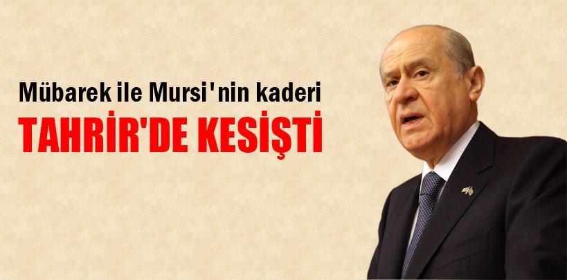 Bahçeli, 'Mursi'ye darbe normal karşılanamaz'