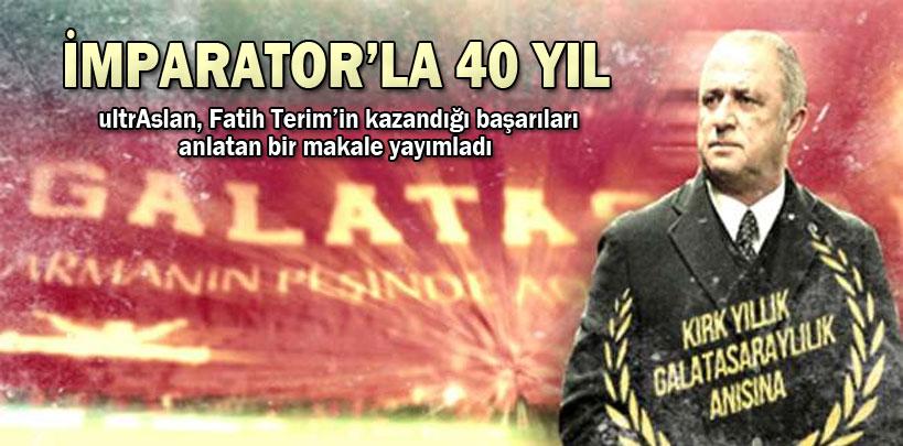 UltrAslan'dan Fatih Terim'e 40. yıl sürprizi