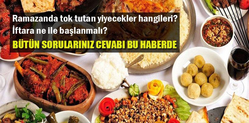 İftar ve sahurda ne yemeli?