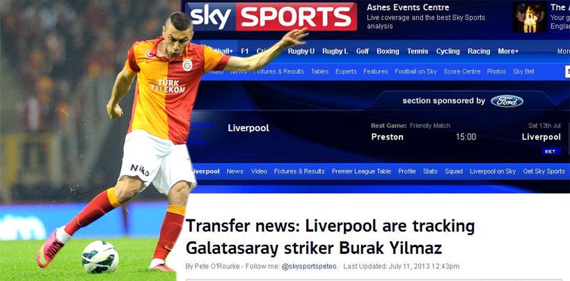 Burak Yılmaz'ın yeni talibi Liverpool