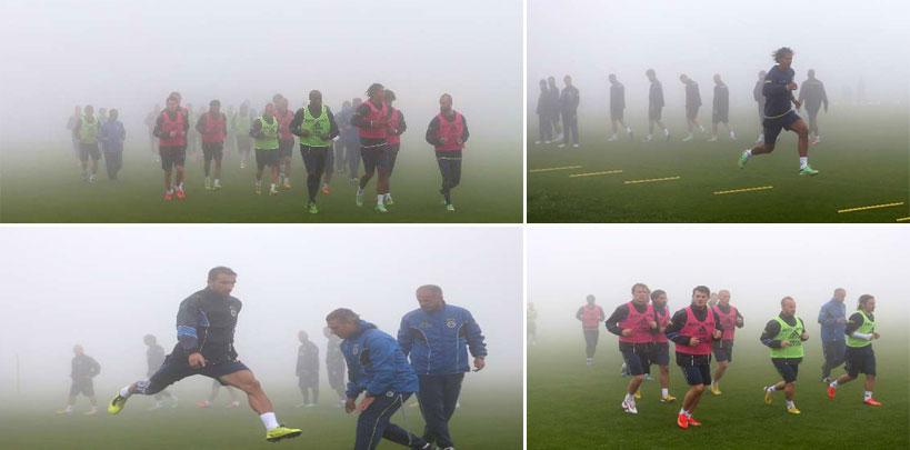 Fenerbahçe'nin üstüne sis çöktü
