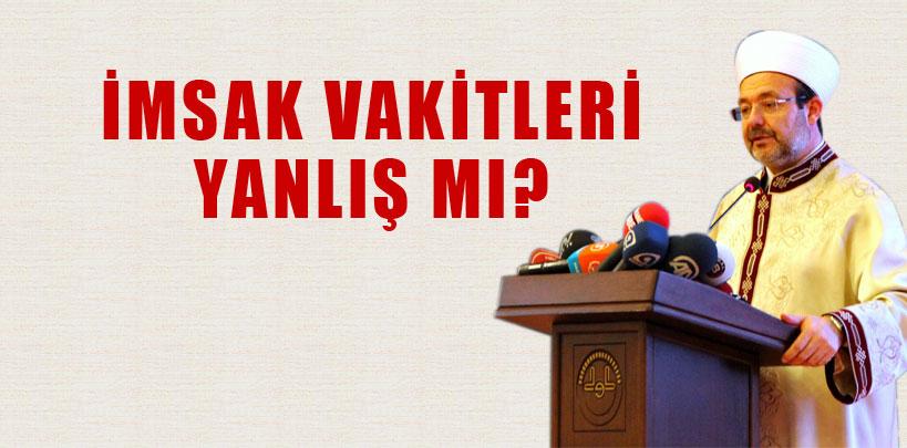 Mehmet Görmez, 'Manevi iklimi sabote etmek doğru değil'