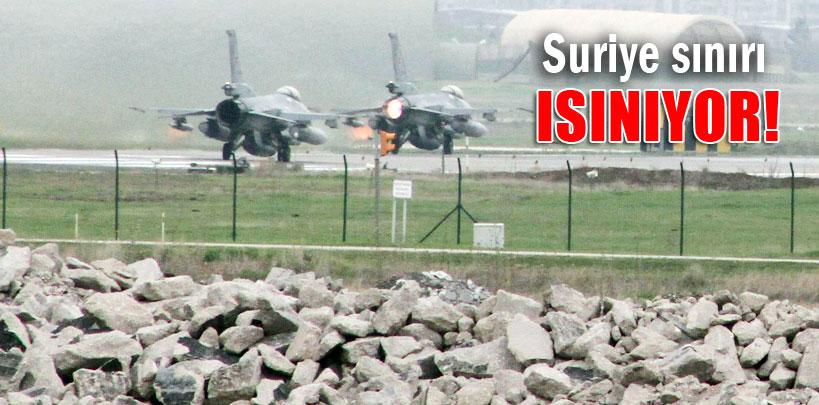 Türk jetleri Suriye sınırında keşif uçuşu yaptı