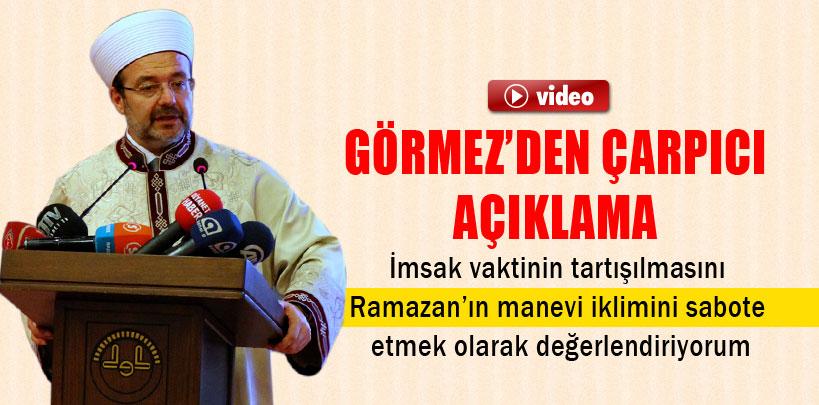 Mehmet Görmez'den 'sanal ortamda din savaşı' uyarısı