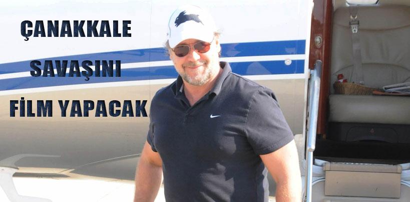 Russell Crowe Çanakkale filmi için Türkiye'de