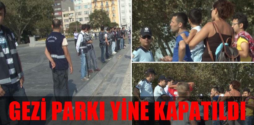 Gezi Parkı'ndaki iftara polis engeli