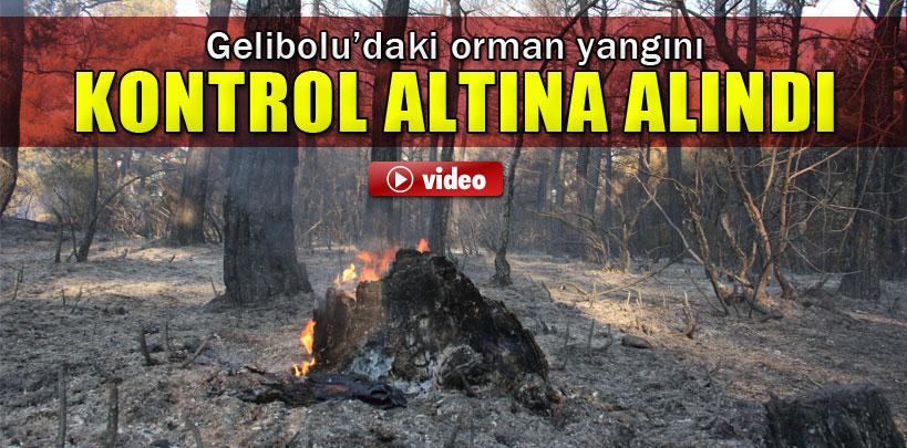 Gelibolu'daki orman yangını kontrol altına alındı