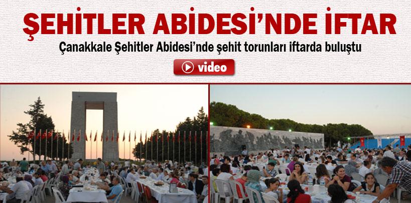 Çanakkale Şehitler Abidesi'nde iftar