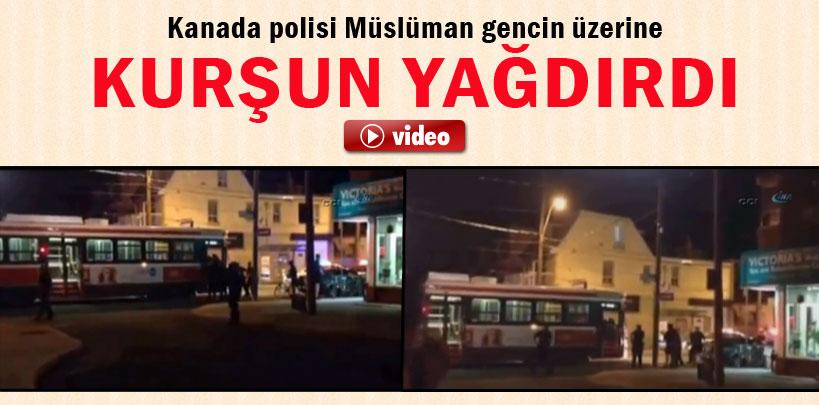 Kanada polisi Müslüman gencin üzerine kurşun yağdırdı