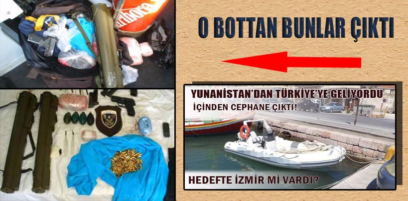 Dün ele geçirilen bottan bunlar çıktı