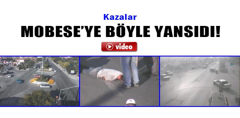 Yozgat'ta kazalar MOBESE'ye böyle yansıdı