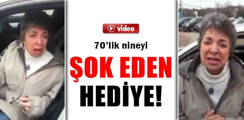 ABD'de, 70'lik nineyi şok eden hediye