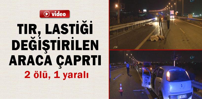 Mersin'de trafik kazası, 2 ölü, 1 yaralı