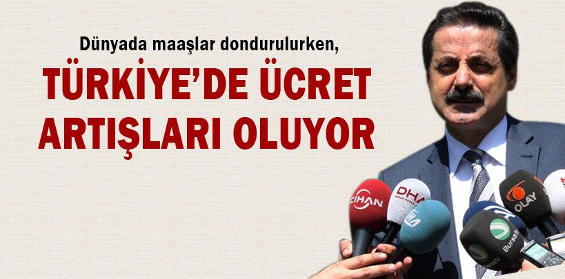 Faruk Çelik, ‘Dünyada maaşlar dondurulurken, Türkiye'de artışlar oluyor'