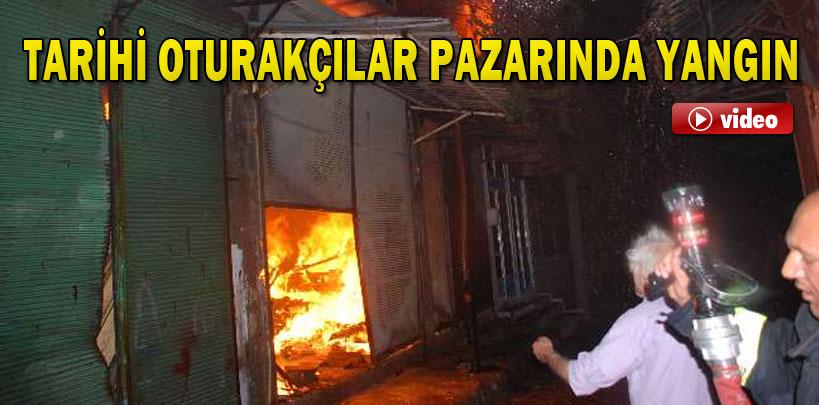 Adıyaman tarihi Oturakçılar Pazarında yangın