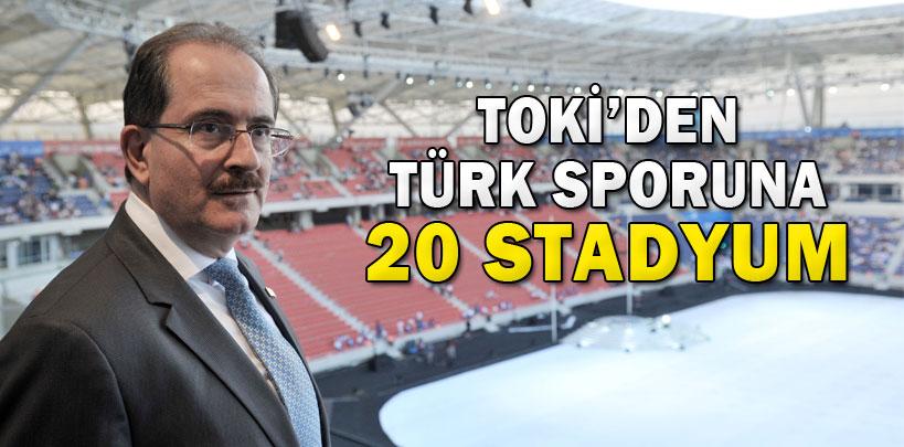 TOKİ'den Türk sporuna 20 stadyum