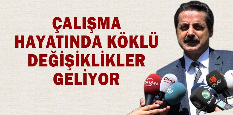 Bakan Faruk Çelik, ‘Çalışma hayatında köklü değişiklikler geliyor'