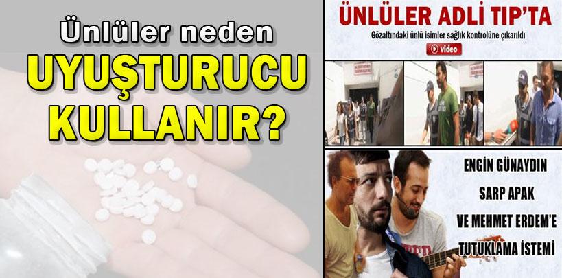 Ünlüler neden uyuşturucu kullanır?