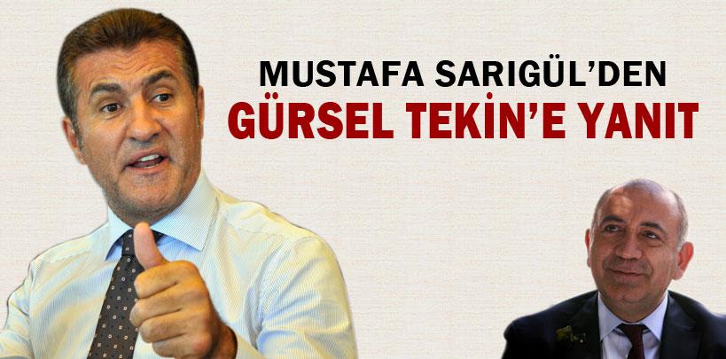 Mustafa Sarıgül'den Gürsel Tekin'e cevap