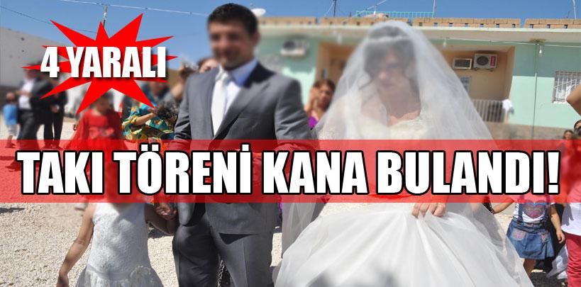 Antalya'da takı töreni kana bulandı