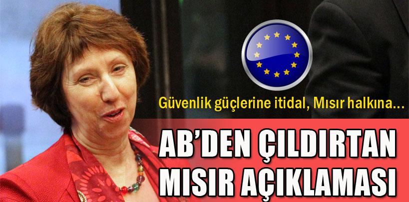 AB Dışişleri Temsilcisi Ashton'dan Mısır açıklaması