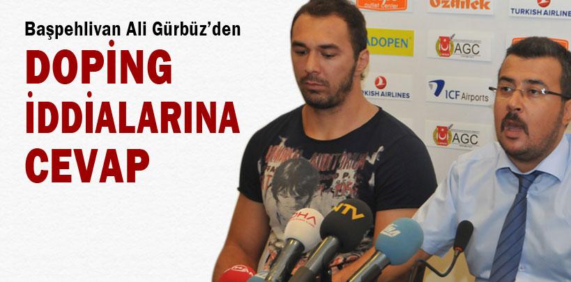 Başpehlivan Ali Gürbüz'den doping iddialarına cevap