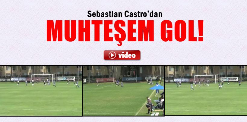 13 yaşındaki Sebastian Castro'dan harika gol