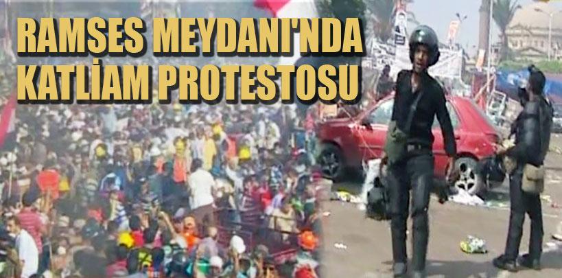 Ramses Meydanı'nda katliam protestosu