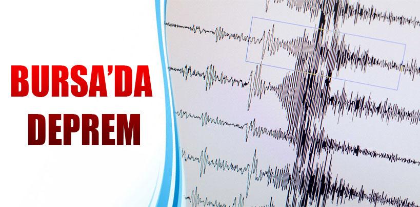 Bursa'da deprem