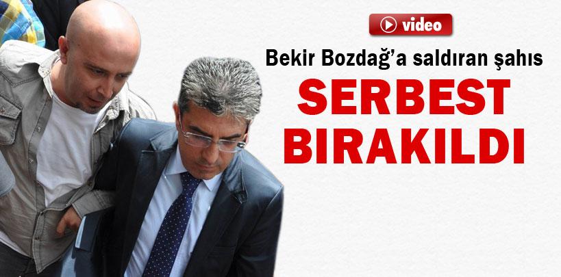 Bekir Bozdağ'a saldıran şahıs Serbest Bırakıldı