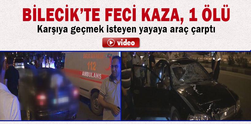 Bilecik'te trafik kazası, 1 ölü