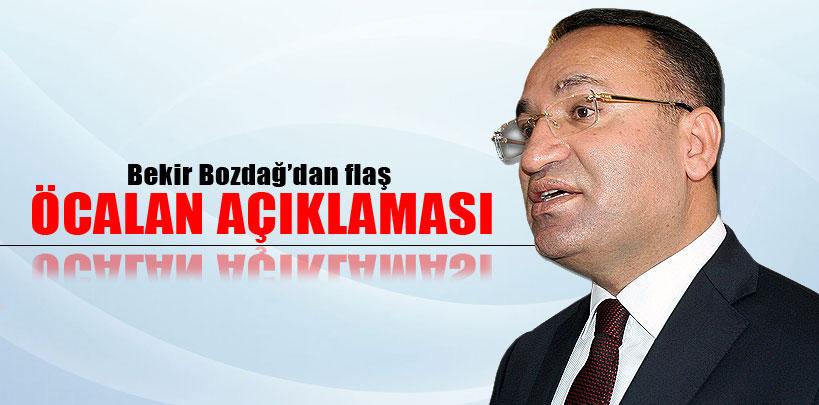 Bekir Bozdağ, ‘Öcalan'a yeni bir konum verme söz konusu değil'