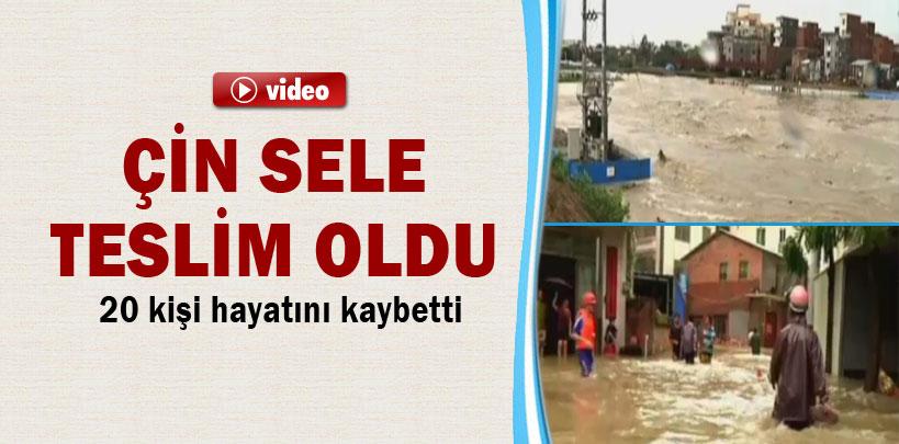 Çin'in güneyindeki sellerde 20 kişi öldü