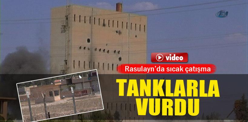 El Nusra, PYD'nin Rasulayn'da ele geçirdiği noktaları tanklarla vurdu