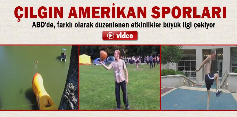 İşte çılgın Amerikan sporları