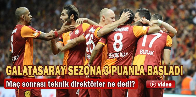 Galatasaray sezona 3 puanla başladı