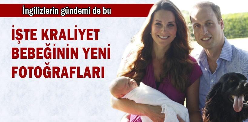 İşte kraliyet bebeğinin yeni fotoğrafları